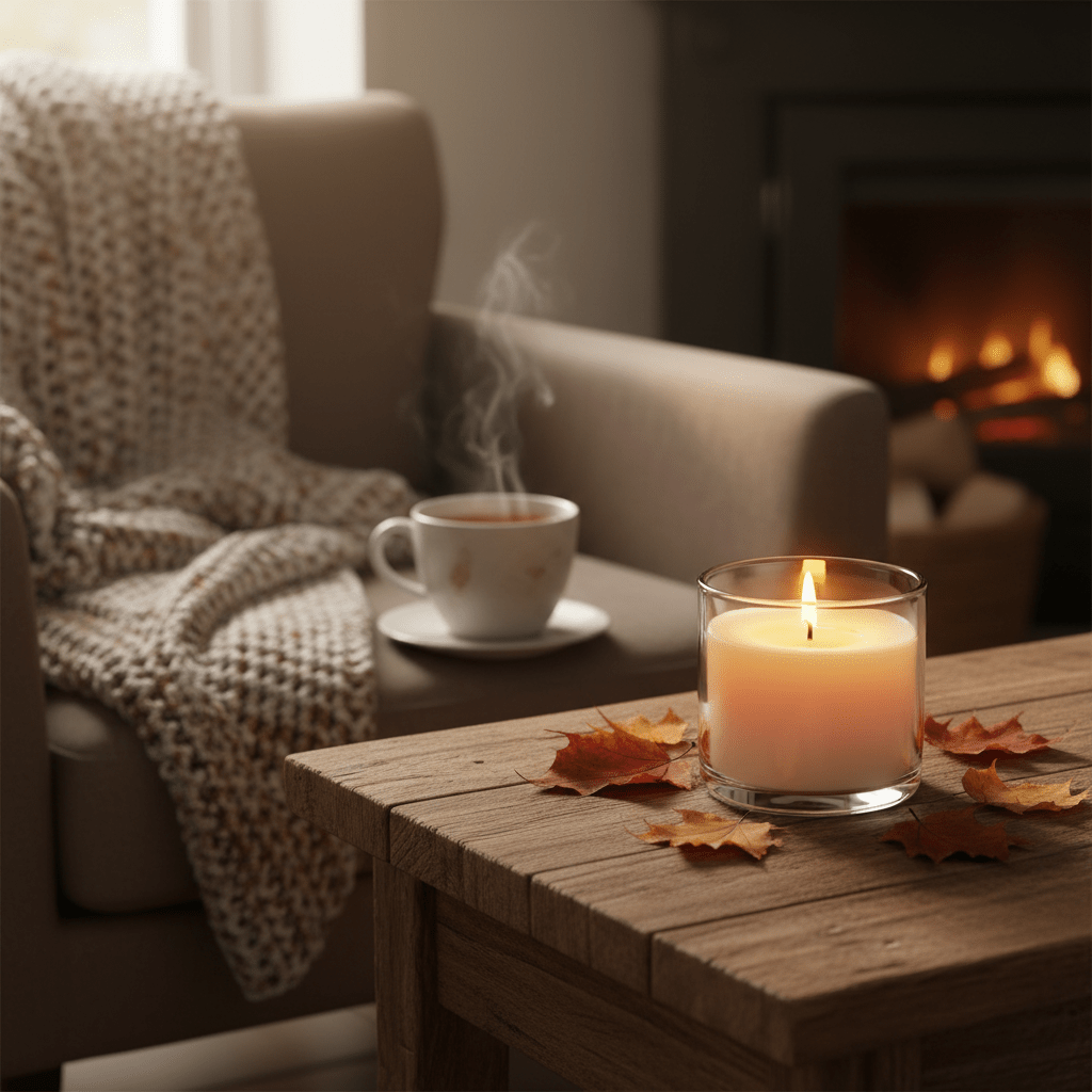 Geurkaars Sojawas – Warm & Gezellig – 50-60 uur brandduur - AccessoireCindy