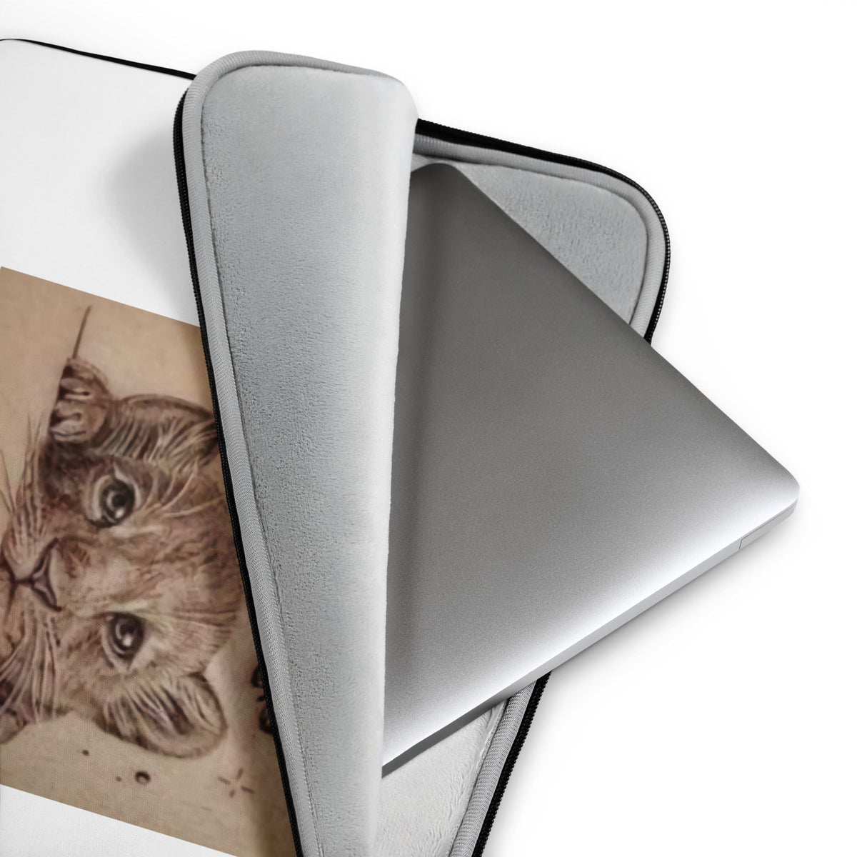 Neopreen laptophoes – 13" / 15" – water- en hittebestendig – ritssluiting - AccessoireCindy