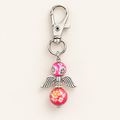 Mooie roze Engel-sleutelhanger